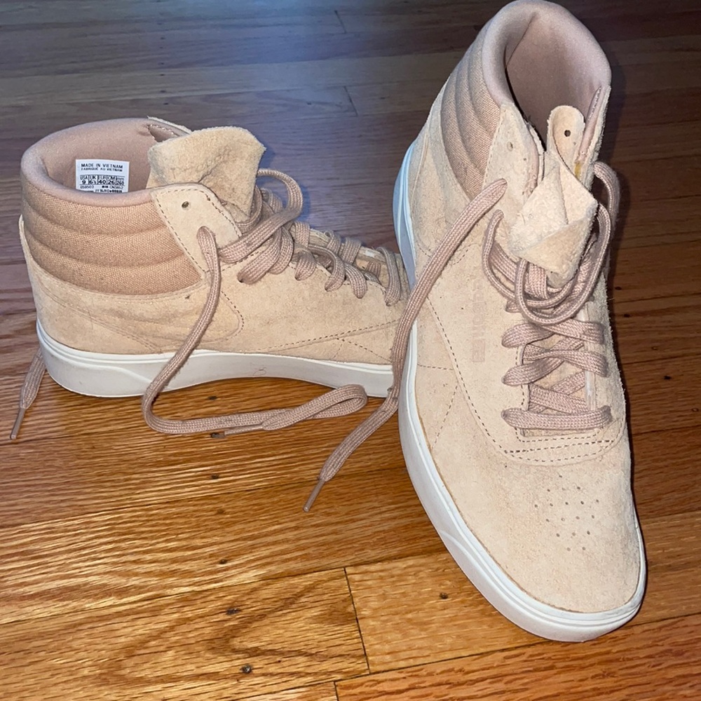 Reebok Tan high tops